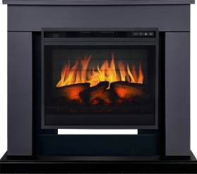 Каминокомплект Bergen 23 (Разборный) Серый графит с очагом Royal Flame Vision 23 EF LED 3D FX