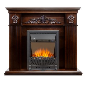 Каминокомплект Provence Коньяк с очагом Royal Flame Aspen Black