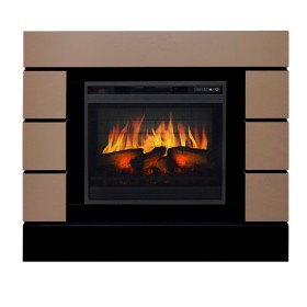 Каминокомплект Lindos Beige Grey с очагом Royal Flame Vision 23 EF LED 3D FX