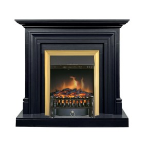 Каминокомплект Bradford Серый графит с очагом Royal Flame Fobos FX Brass