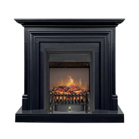 Каминокомплект Bradford Серый графит с очагом Royal Flame Fobos FX M Brass/Black