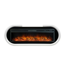 Каминокомплект Soho Белый с черным с очагом Royal Flame Vision 60 LOG LED