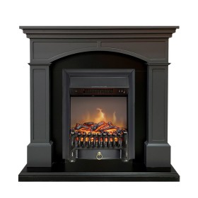 Каминокомплект Langford Серый графит с очагом Royal Flame Fobos FX M Brass/Black