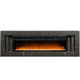 Каминокомплект Line 60 SFT Stone Touch Серый мрамор с очагом Royal Flame Vision 60 LED