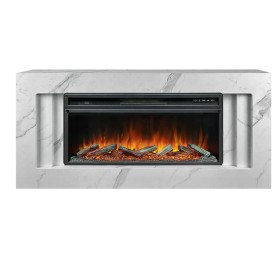 Каминокомплект Line 42 SFT  White Marble Белый мрамор с очагом Royal Flame Vision 42 LOG LED