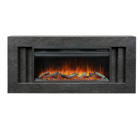 Каминокомплект Line 42 Dark Grey Темный серый с очагом Royal Flame Vision 42 LOG LED