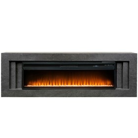 Каминокомплект Line 60 Dark Grey Темный серый с очагом Royal Flame Vision 60 LED