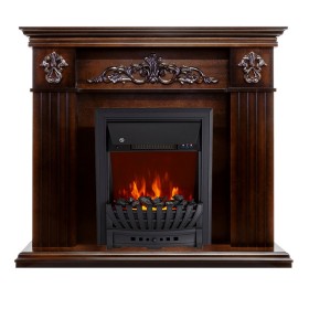 Каминокомплект Provence Коньяк с очагом Royal Flame Aspen Black