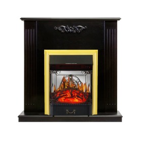 Каминокомплект Lumsden Венге с очагом Royal Flame Majestic FX M Brass/Black