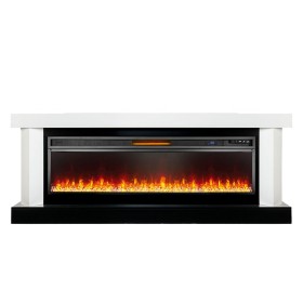 Каминокомплект Vancouver 60 Белый с черным с очагом Royal Flame Vision 60 LED