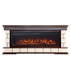 Каминокомплект Shateau 60 Темный дуб с очагом Royal Flame Vision 60 LOG LED