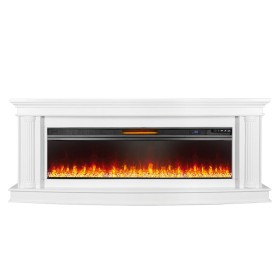 Каминокомплект Rome 60 Белый с очагом Royal Flame Vision 60 LED