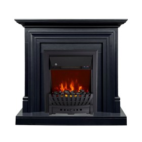 Каминокомплект Bradford Серый графит с очагом Royal Flame Aspen Black