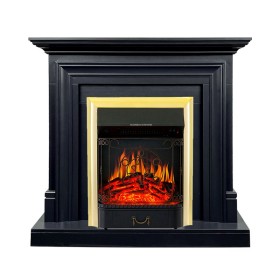 Каминокомплект Bradford Серый графит с очагом Royal Flame Majestic FX Brass