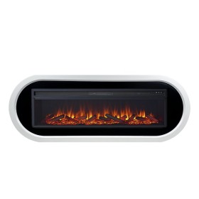 Каминокомплект Ellips Белый с черным с очагом Royal Flame Vision 60 LOG LED