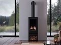 Трехсторонний электрокамин с обогревом BRITISH FIRES Bramshaw Stove. Фото 3