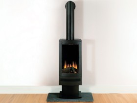 Трехсторонний электрокамин с обогревом BRITISH FIRES Bramshaw Stove